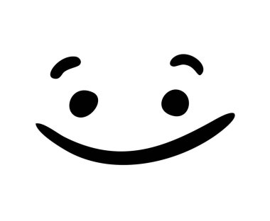 Gülen yüz çiziminin yaratıcı tasarımı