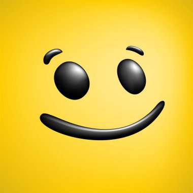 Gülen yüz çiziminin yaratıcı tasarımı