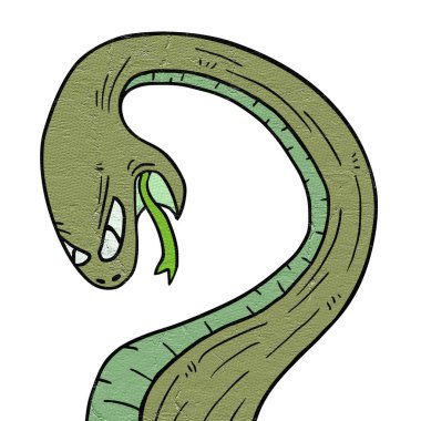 Nice image of red snake clipart