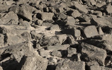 Rock plajının yaratıcı tasarımı