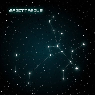 Yay takımyıldızı sembolünün yaratıcı tasarımı