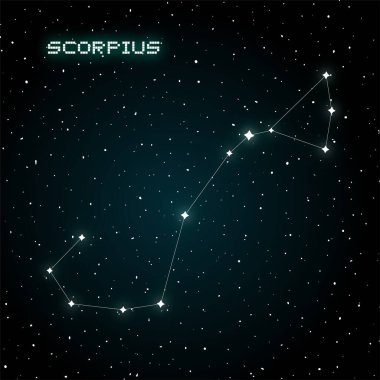 Scorpius takımyıldızının yaratıcı tasarımı