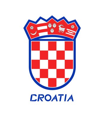 Yaratıcı Hırvatistan sembolünün yaratıcı tasarımı