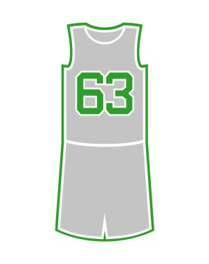 Sepet üniforması çiziminin yaratıcı tasarımı