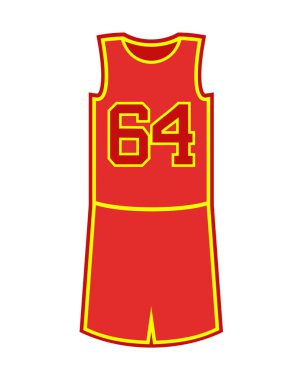 Sepet üniforması çiziminin yaratıcı tasarımı