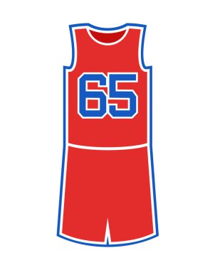 Sepet üniforması çiziminin yaratıcı tasarımı