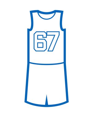 Sepet üniforması çiziminin yaratıcı tasarımı