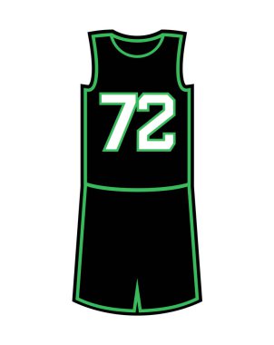 Sepet üniforması çiziminin yaratıcı tasarımı