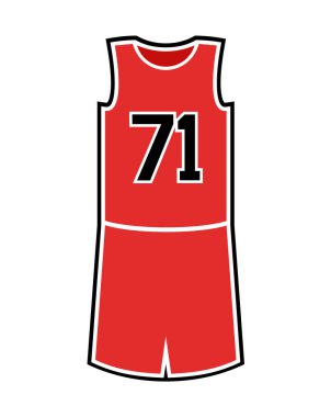 Sepet üniforması çiziminin yaratıcı tasarımı