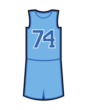 Sepet üniforması çiziminin yaratıcı tasarımı