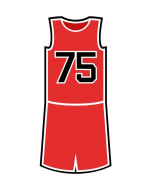 Basketbol formasının yaratıcı tasarımı