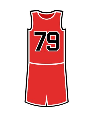 Basketbol formasının yaratıcı tasarımı