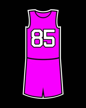 Basketbol formasının yaratıcı tasarımı