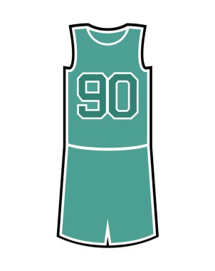 Sepet üniforması çiziminin yaratıcı tasarımı