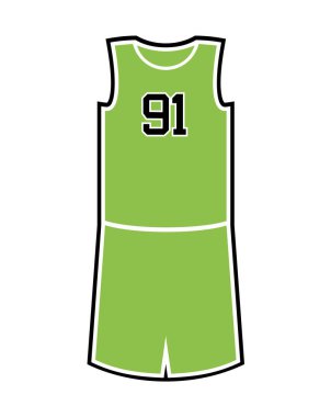 Sepet üniforması çiziminin yaratıcı tasarımı