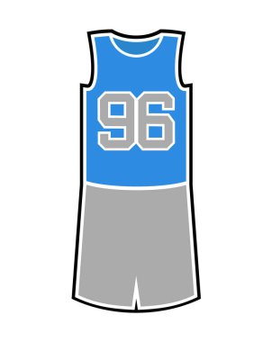 Sepet üniforması çiziminin yaratıcı tasarımı