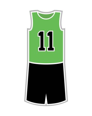 Sepet üniforması çiziminin yaratıcı tasarımı