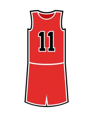 Sepet üniforması çiziminin yaratıcı tasarımı