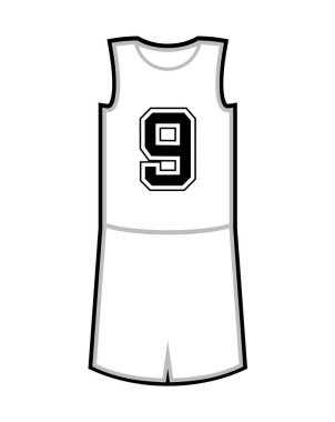 Sepet üniforması çiziminin yaratıcı tasarımı