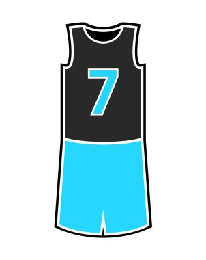 Sepet üniforması çiziminin yaratıcı tasarımı