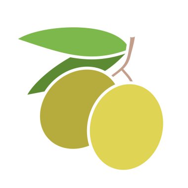 Doğanın yaratıcı zeytin çizimi