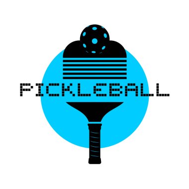 Pickleball raket simgesinin yaratıcı tasarımı