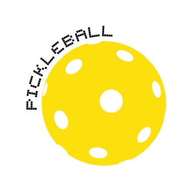 Pickleball sembol tasarımının yaratıcı tasarımı