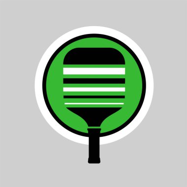 Pickleball raket simgesinin yaratıcı tasarımı