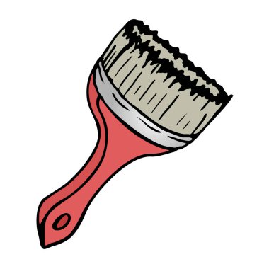 Fırça illüstrasyonunun yaratıcı tasarımı