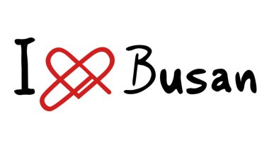 Busan aşk simgesinin yaratıcı tasarımı
