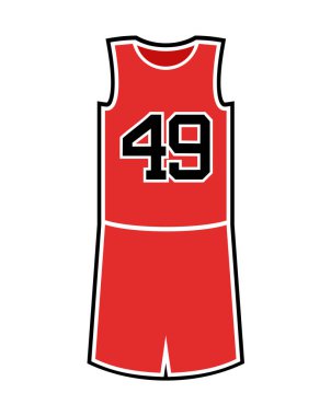 Sepet üniforması çiziminin yaratıcı tasarımı