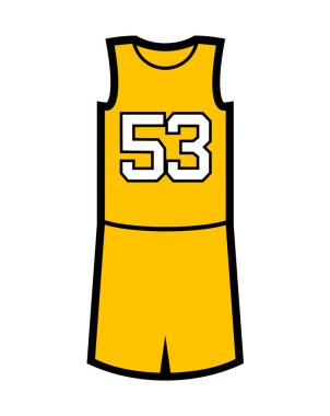 Sepet üniforması çiziminin yaratıcı tasarımı