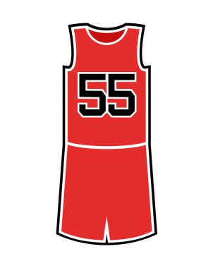 Sepet üniforması çiziminin yaratıcı tasarımı