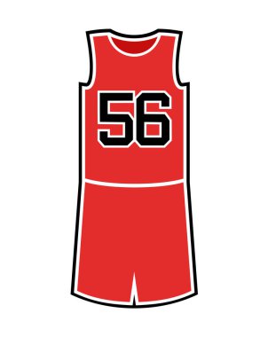 Sepet üniforması çiziminin yaratıcı tasarımı