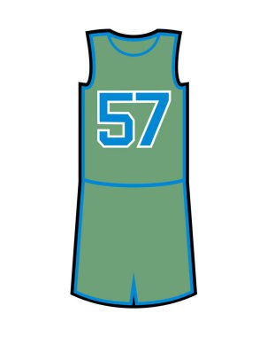 Sepet üniforması çiziminin yaratıcı tasarımı