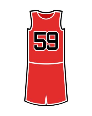 Sepet üniforması çiziminin yaratıcı tasarımı