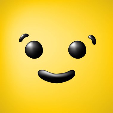 Gülen yüz çiziminin yaratıcı tasarımı