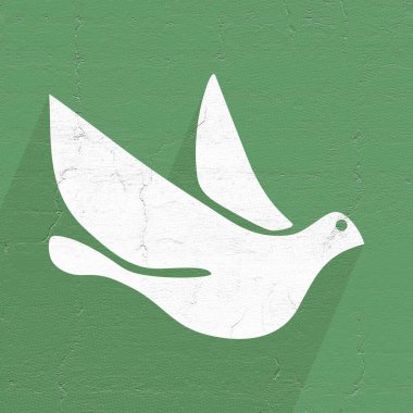 Güvercin simgesinin güzel tasarımı