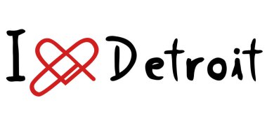 Detroit aşk ikonunun güzel tasarımı