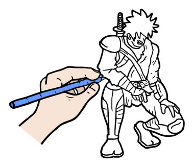 El illüstrasyonunun güzel tasarımı