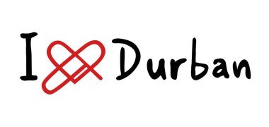 Durban aşk ikonunun güzel tasarımı