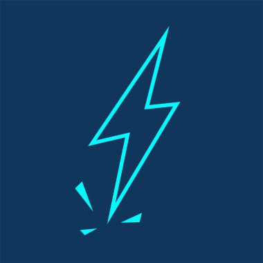 Elektrik güç simgesinin güzel tasarımı