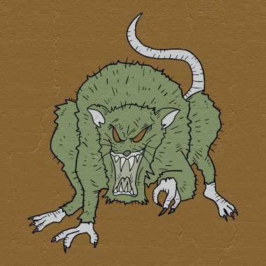 Şeytani farenin yaratıcı tasarımı