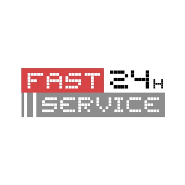 Hızlı servis simgesinin yaratıcı tasarımı
