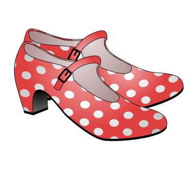 Polka ayakkabısının yaratıcı tasarımı