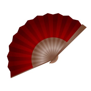 Red abanico illüstrasyonunun yaratıcı tasarımı