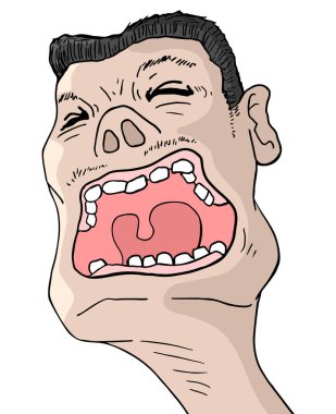 Acı Adam ifadesinin yaratıcı tasarımı