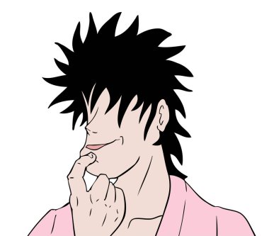 İllüstrasyondan şüphe duyan insanın yaratıcı tasarımı