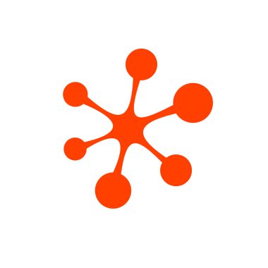 Atom simgesinin güzel görüntüsü