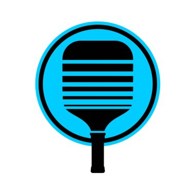 Pickleball raket simgesinin yaratıcı tasarımı